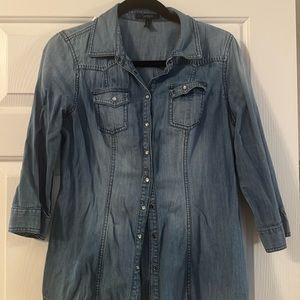 Denim shirt, size large